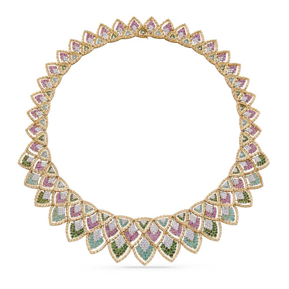 SADAR YELLOW AND WHITE GOLD NECKLACE