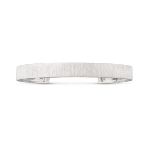 MACRI WHITE GOLD BAND BRACELET FOR MEN