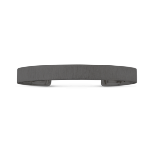 MACRI WHITE GOLD AND RUTHENIUM BAND BRACELET FOR MEN