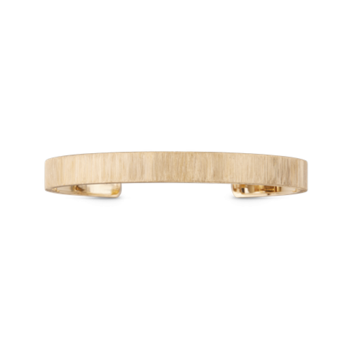 MACRI YELLOW GOLD BAND BRACELET FOR MEN