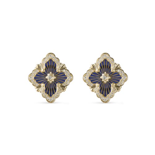 OPERA TULLE YELLOW GOLD AND DIAMONDS EARRINGS