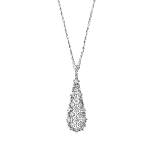 ANTIOPE WHITE GOLD PENDANT WITH DIAMONDS