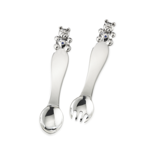 BUBU BABY FLATWARE SET BLUE SAPPHIRE